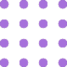 An array of 16 dots in a 4x4 grid pattern