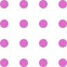 Sixteen dots arranged in a 4x4 grid pattern