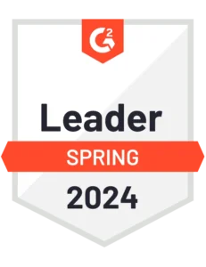 Corporate Learning Management System Leader Badge for Spring 2024 from G2