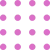 A geometric pattern with pink dots forming a square grid.